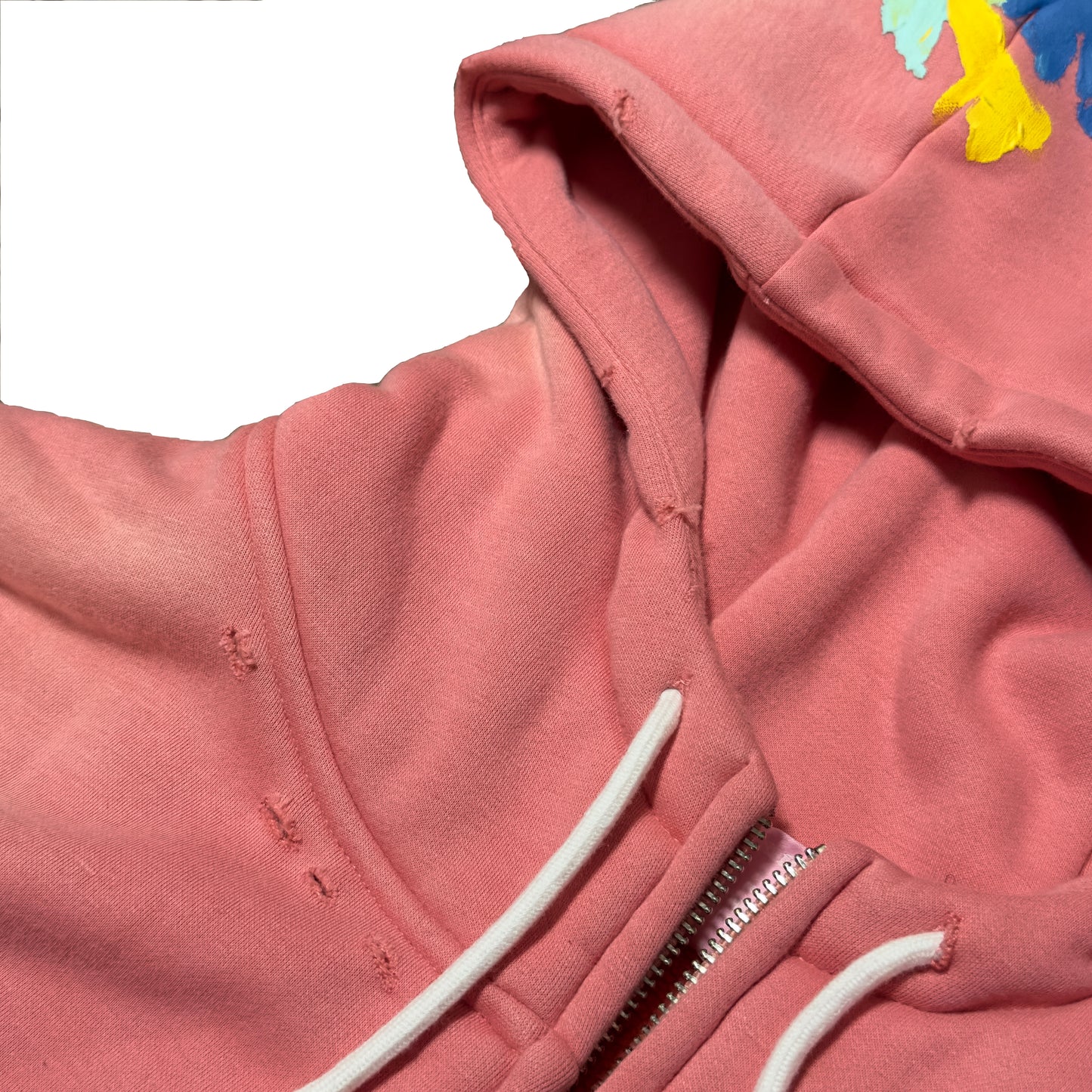 "All The Above" Cropped Hoodie / Pink